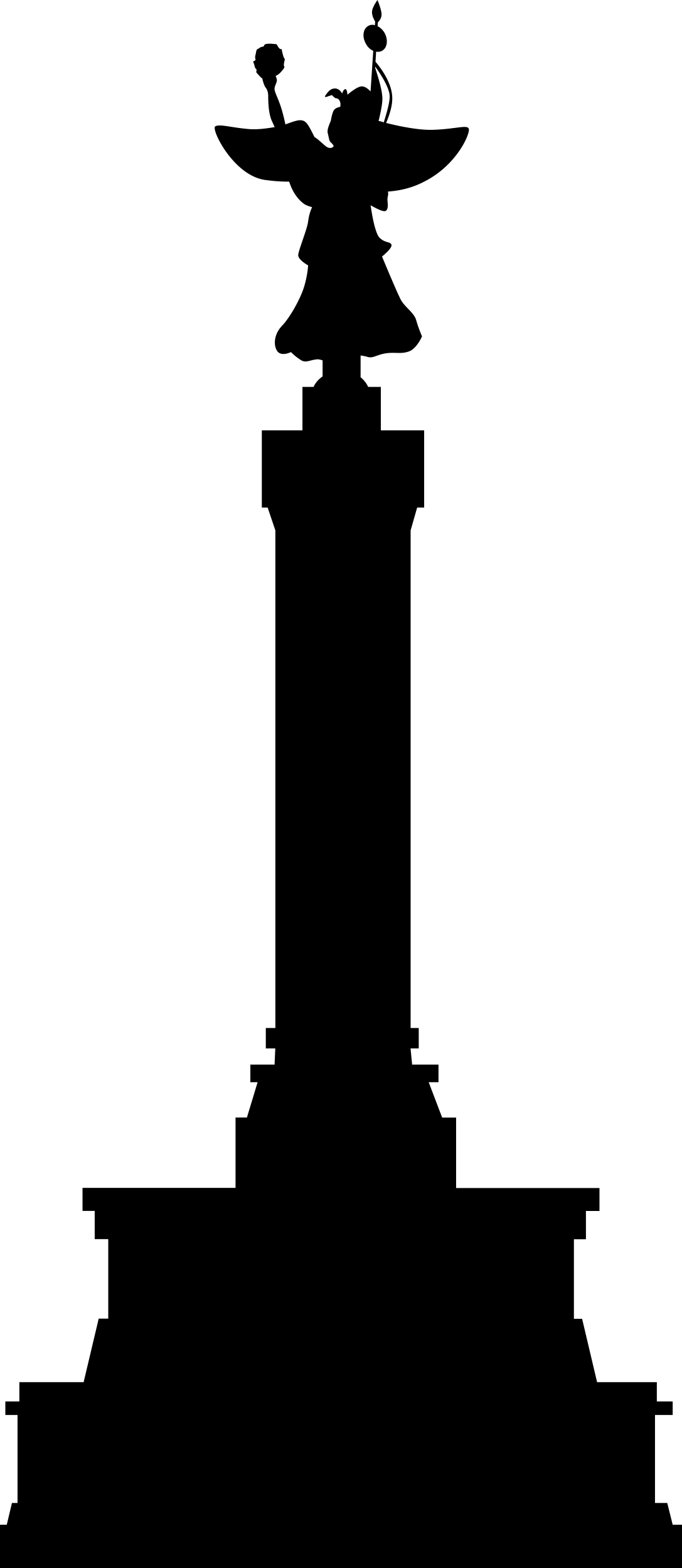Berlin Victory Column Sketch Style Svg Vector Free Vectors